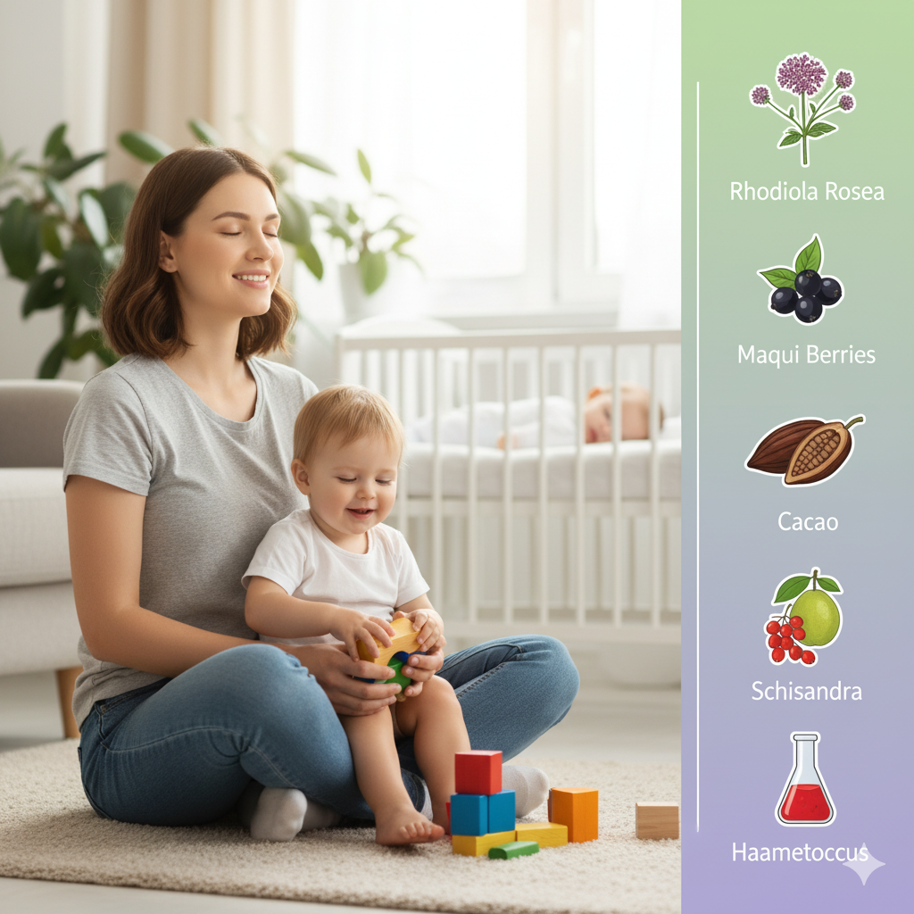 Taming the Chaos: The Busy Mom’s Guide to Natural Energy, Focus, and Postpartum Fitness